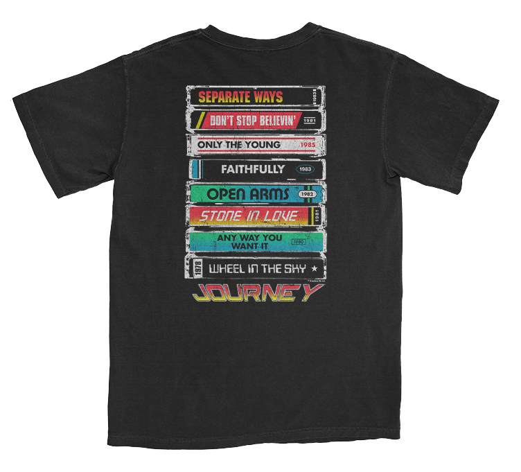 Tape Deck Tee - Journey Music