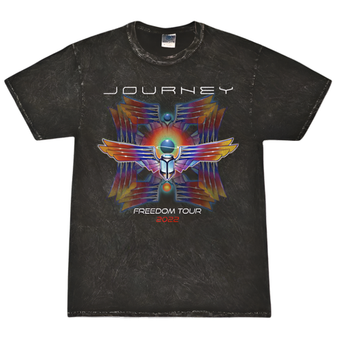 2022 Mineral Wash Deco Scarab Freedom Tour Tee - Journey Music
