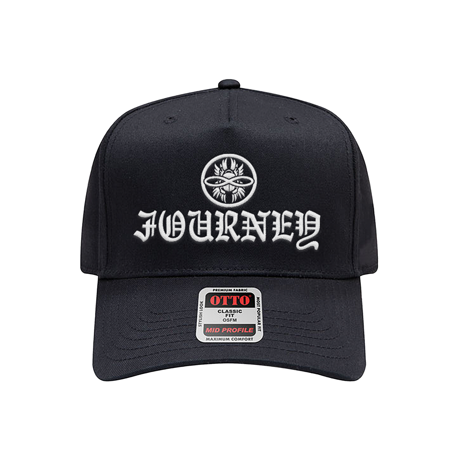 Embroidered Journey Snapback Hat - Journey Music