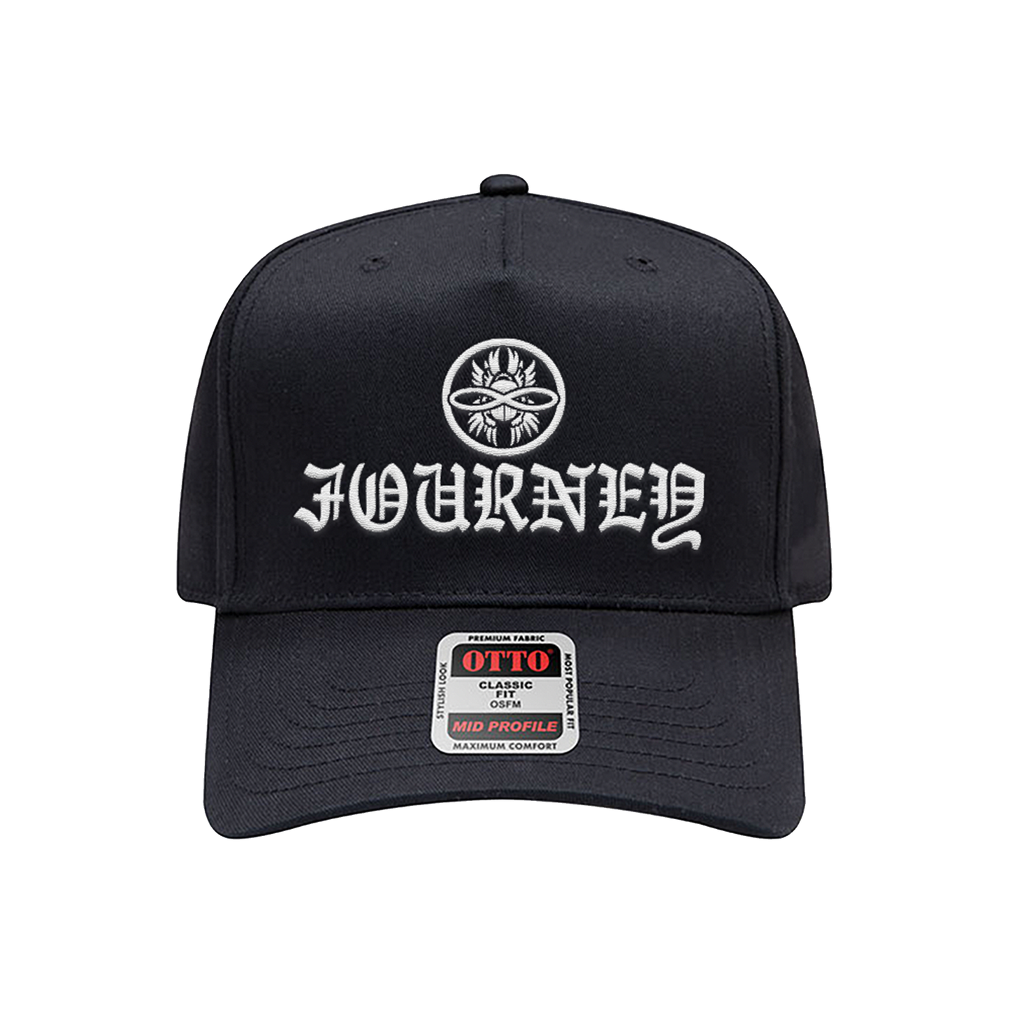 Embroidered Journey Snapback Hat - Journey Music