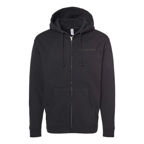 Gold Logo 50th Anniversary Zip Hoodie - Journey Music