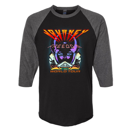 Black/Grey Elmo Raglan - Journey Music