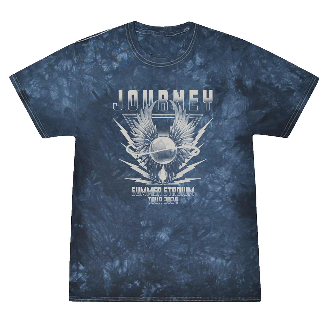 2024 Navy Mineral Wash Tee - Journey Music