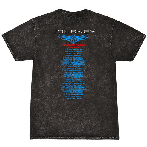 2024 Mineral Wash Summer Stadium Tour Tee - Journey Music