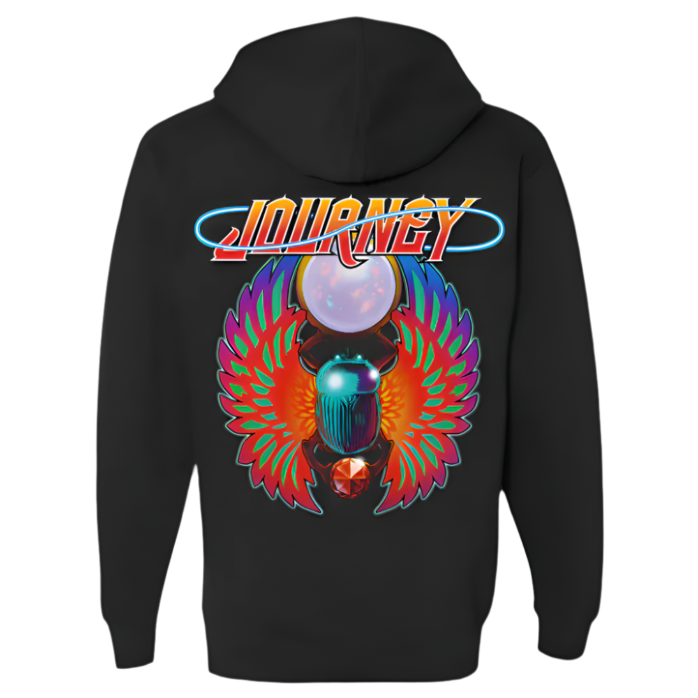 Scarab Crystal Zip Hoodie - Journey Music