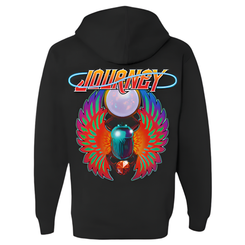 Scarab Crystal Zip Hoodie - Journey Music