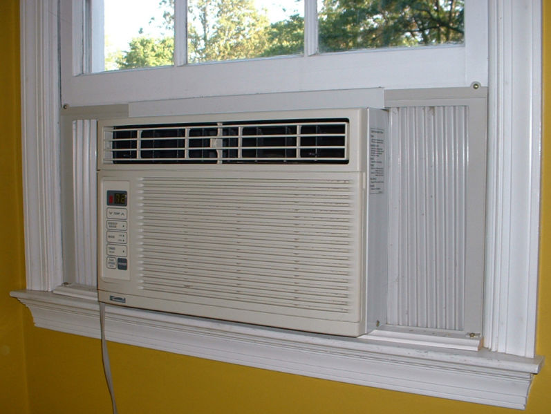 Seal around your window air conditioning unit to save on energy bills